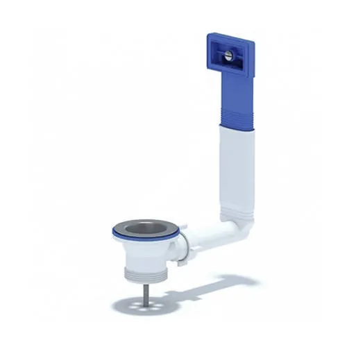 Перелив для мойки  1 1/2, с прямоугольным вертикальным корпусом, жесткий Ани N105